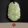Llavero Colgante de Jade del Zodiaco Caballo, Buena Suerte y Seguridad en el Año de Nacimiento, Cadena Colgante Unisex Regalo