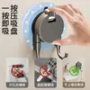 Gancho de ventosa sin costuras, sin agujeros, resistente al vacío, gancho adhesivo de gran capacidad para puerta de cocina, baño, inodoro, pared trasera, gancho adhesivo