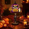 Luminária de Vitral Estilo Tiffany de Halloween Transfronteiriça