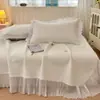 2026 Nuevo Modelo Cool Bean Mat Falda de Cama Estilo Juego de Tres Piezas