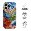 Ventana de color atmosférico collage montaña y río Película Apple funda para teléfono iPhone 15 Pro Max cubierta protectora ligera venta al por mayor