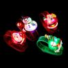 Adornos navideños, collar con anillo luminoso, pulsera de dibujos animados, juguetes para niños de Halloween, puesto en el mercado nocturno, pequeños regalos.