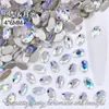 4*6mm Forma de Huevo de Paloma Denier Planas Fondo Plano Oval Forma Especial Joyería para Uñas Diamante Popular Super Brillante Accesorios para Uñas Usables Venta al por Mayor