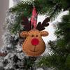 Pingente de Natal transfronteiriço novo pingente criativo de Natal decoração de árvore de Natal veado fofo Sino pequeno pendente