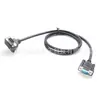 Cable de Puerto Serie en Ángulo VGA Db15 Recto a 90 Grados Db15 Macho a Macho Cable de Video para Computadora Cable de Señal