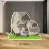 Héroe Lluvia Llega Sima Guang Rompe el Jarrón Atrezo Juego Fondo Tablero KT Guardería Bosque Árbol Grande Actuación Infantil Leide Zhu