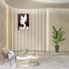 Fondo de pantalla de transmisión en vivo para tienda de ropa de celebridad de marca de moda tridimensional 3D, lujo ligero, alta calidad, tela de pared kwas para mujer, papel tapiz 5D