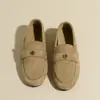Zapatos de Mocasín Retro Perezosos de Primavera para Mujer Estilo Británico Suela Suave Talla Grande Fondo Plano Zapatos de Conducir Zapatos Individuales