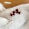 Aguja de Plata Estilo Chino Nuevo Zirconio Moneda de Cobre Año del Zodiaco Caballo Pendientes Nicho Pendientes de Alta Gama Pendientes de Moda de Lujo Ligero para Mujeres