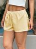 Di Yun Pantalones Cortos Casuales de Rayas con Cordón Europeos y Americanos para Vacaciones de Otoño 2025 Ropa para Mujer Sitio Independiente de Amazon