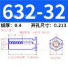 Stud de Rebitagem por Pressão Hexagonal de Aço Inoxidável 304 Britânico para Furo Cego Coluna de Rebitagem por Pressão Stud de Rebitagem de Placa de Pressão Bsos-632/8632