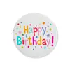 Exclusivo Transfronteiriço para Festa de Aniversário de Meninas Meninos Tema Distintivo Impresso Distintivo de Festa para Adultos Decorações