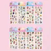 Labubu Sanrio Pegatinas Láser para Niños Dibujos Animados DIY Sin Cortar Pegatinas Guka Pegatinas de Material Decorativo