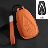 Adequado para Changan Deep Blue Sl03 Capa de Chave Inteligente, Couro Genuíno Uni-K/T Uni-V Capa Protetora para Chave de Carro