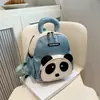 Mochila Pequeña Infantil para Niños y Niñas, Bolso Escolar de Jardín de Infancia, Lindo Panda de Dibujos Animados, Moderna para Salir y Ocio