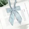 Gravata Borboleta de Cor Sólida para Meninas Uniforme Jk Cabo Pequeno Longo Acessórios de Uniforme Escolar Japonês Fato de Marinheiro Fato de Solteiro Gravata Borboleta da Temporada de Formatura