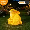 Luces Impermeables para Paisajismo de Jardín, Luces de Conejo Brillantes, Luces para Césped, Luces de Animales para Exteriores, Luces de Jardín, Luces para Paisajismo de Jardín