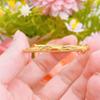 Joyería de Oro Aluvial Pulsera de Empuje y Tirón para Niños Pulsera de Oro Imitación Pulsera para Bebé Joyería de Regalo para Bebé de Un Año Venta al por Mayor