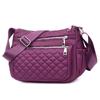 Bolso de Mujer Mediana Edad y Adulta Mayor Bordado Gran Capacidad Bolso de Hombro Bolso Dumpling Casual Bandolera Bolso Grande de Tela Suministro de Puesto Bolso de Hombro