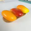 Fábrica fuente frutas y verduras de alta simulación al por mayor modelo de mango falso decoración del hogar accesorios de fotografía educación temprana