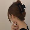 Pinza para el cabello flocado irregular francés para mujer verano parte trasera de la cabeza placa horquilla gran volumen de cabello pinza de tiburón horquilla adorno para la cabeza