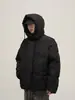 Suministro directo de fábrica invierno belleza moda diseño de alta gama sentido de diseño nicho con capucha chaqueta acolchada de algodón para hombre abrigo de calle europeo y americano amantes moda