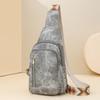 Nuevo bolso retro transfronterizo de gran capacidad para mujer, bolso de pecho para mujer, bolso de mensajero de moda simple, bolso de pecho para mujer