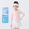 Ropa de Protección Solar Zuoxi para Niñas, Chaqueta Ligera de Verano con Protección UV, Nuevo Modelo 2026 Ropa de Seda Hielo para Niñas