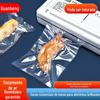 Saco de vácuo transparente por atacado liso selado saco de embalagem de plástico de grau alimentício saco de vácuo de sucção saco de preservação de compressão