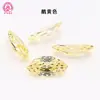 Zircônio Marquise 5A Amarelo Ganso Pedra Artificial Folha em Forma de Zircônio Amarelo Ganso 1.5*3-6*12mm Pedra Solta