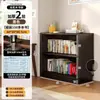 Estante de Livros de Madeira Maciça Armário de Armazenamento Armário de Grade Integrado Montado na Parede Sala de Estar Armário de Exibição de Armazenamento Multicamadas Prateleira de Armazenamento de Chão