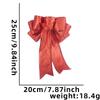Decorações de Natal 25cm Rosa Choque Rosa Multicolorido Natal Laço Artesanal Laço para Árvore de Natal Decorações Penduradas