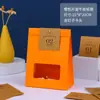 Bolsa de Empaque para Pastelería de Copo de Nieve Soufflé Horneado Dulces Galletas Bolsa de Papel Kraft Bolsa de Comida Ventana Auto-Sellante Bolsa de Pie
