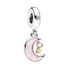 Nuevos accesorios Pandora lindos dibujos animados joyería hecha a mano diy exquisito amor colgante de cuentas cuentas al por mayor