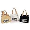 Bolsa de lona de alto valor Baoma saindo simples bolsa compacta tridimensional bolsa de trabalho espessada bolsa de almoço
