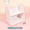 Estante de Almacenamiento de Escritorio Estante de Almacenamiento para Estudiantes Dormitorio de Estudiantes Cosméticos y Artículos Varios Estante de Almacenamiento Simple de Múltiples Niveles sobre la Mesa