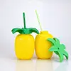 Fabricante de Origen Más Vendido Transfronterizo Vaso Desechable de Plástico con Popote Vaso con Forma de Fruta Más Vendido Vaso con Popote para Mascotas