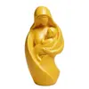 Ornamento de Arte Abraçando Mãe e Filho Novo Impresso em 3D Transfronteiriço, Ornamento de Decoração de Casa com Tema de Relacionamento Mãe-Filho Caloroso, Cura