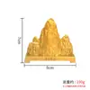 Nova Decoração Criativa em Estilo Chinês Montanha de Ouro e Montanha de Prata Atrativo de Riqueza Pequenos Enfeites Sala de Estar Escritório Mesa de Chá Desktop