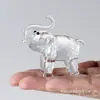 Dientes de Elefante de Cristal Animales de Dibujos Animados Elefante Adornos Elefante Translúcido Decoraciones Sagradas Regalos de Vacaciones Entrar en Suministro