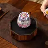 Conjunto de Chá Cerâmico Kung Fu, Bule, Xícara de Chá, Bule Doméstico Pintado a Ouro para Beber Chá, Duas Xícaras, Conjunto de Escritório de Luxo Acessível, Lembrança