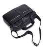 Pasta Masculina Transfronteiriça Couro Genuíno Bolsa Masculina Bolsa Oficial Bolsa para Notebook 14 polegadas Bolsa de Ombro Portátil Masculina para Negócios Personalizada