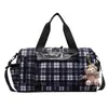 Bolso de Hombro a Cuadros Literario Fresco Bolso para Estudiante Universitario para Ir a Clase Nueva Moda Gran Capacidad Bolso Tote Casual