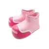 [alta calidad] Botas de lluvia de moda para mujer, zapatos de goma ligeros e impermeables de verano, botas cortas antideslizantes, botas de lluvia para mujer