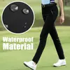 Calças de Golfe Pgm para Mulheres, Calças Longas com Alta Elasticidade, Tecido Impermeável, Corte Slim, Calças Esportivas Casuais para Mulheres