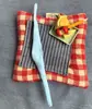 Tubibi Ropa de Muñeca Hecha en Casa Accesorios DIY para Ropa Bufanda Bufanda Estilo Japonés Lunares Elegante Cuello con Lazo