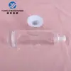 Em estoque popular transparente moderno garrafa de vidro 200ml reta redonda frasco de tônico hidrolato embalagem vazia para cuidados com a pele material de embalagem
