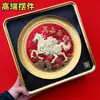 Adorno de Oro Puro 999 del Año del Caballo para Atraer la Fortuna con Pintura Decorativa Dorada, Decoración de Oficina, Regalos Corporativos al por Mayor