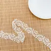 Borda de Renda, Seda de Poliéster Solúvel em Água Acessórios para Roupas, Decoração de Casa, Adornos para Saias, Borda de Renda Bordada, Borda de Renda Atacado