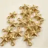 Plástico CCB estrella de mar pentagrama cuenta geométrica perforada transfronteriza DIY accesorios para pulsera collar de joyería hecha a mano